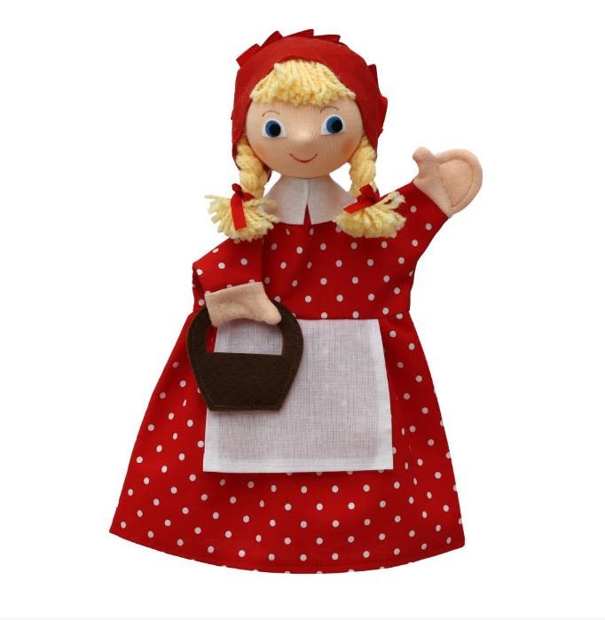 Karkulka s copy 30 cm a puntíky