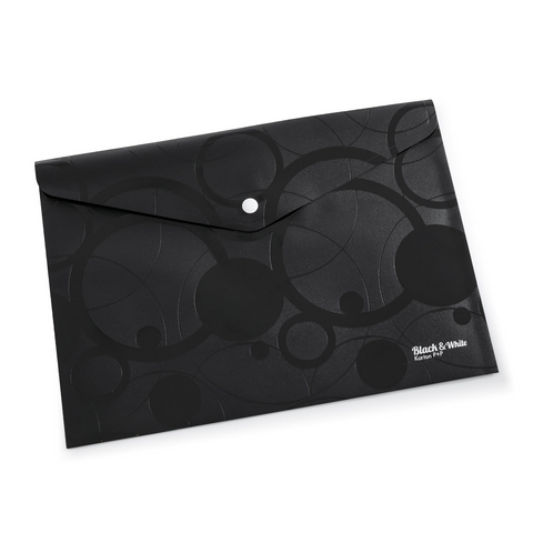 Obrázek produktu: Karton PP Black & White Desky s drukem A4 - černé