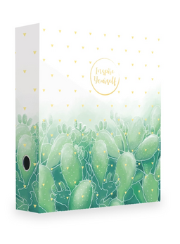 Obrázek produktu: Karton PP Pořadač pákový A4 7 cm lamino - Romantic kaktus