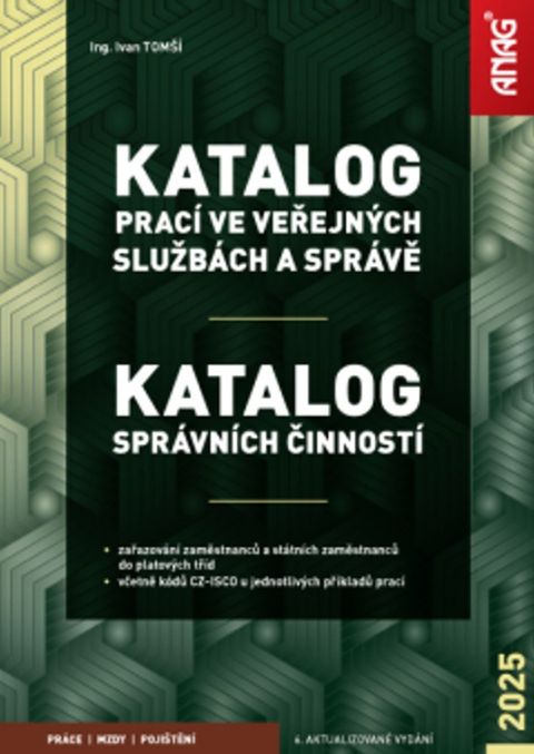 Obrázek produktu: Katalog prací ve veřejných službách a správě 2025