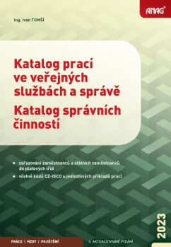 Obrázek produktu: Katalog prací ve veřejných službách a správě; Katalog správních činností 2023