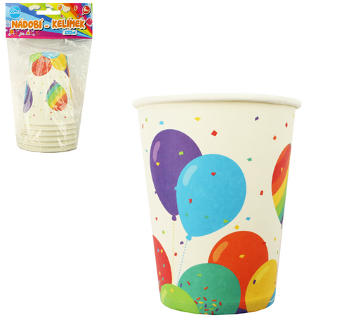 Obrázek produktu: Kelímek HAPPY BIRTHDAY 6 ks