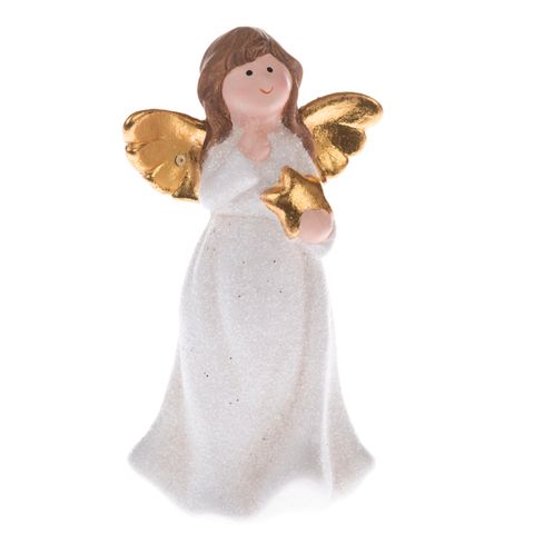 Obrázek produktu: Keramický anděl s hvězdičkou 12,8 cm