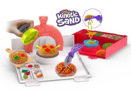 Kinetic Sand - výroba Pizzy