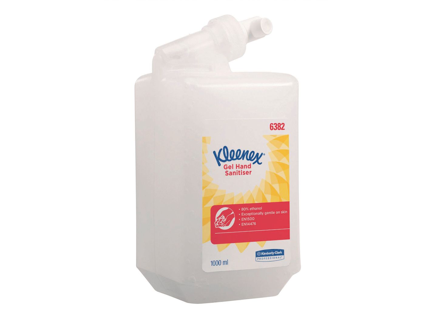 KLEENEX Gelová alkoholová dezinfekce rukou 6 x1 l