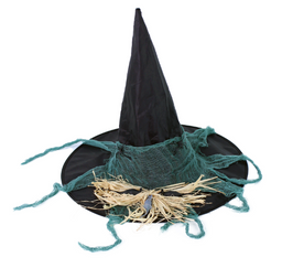 Obrázek produktu: Klobouk čarodějnický / Halloween s pavouky pro dospělé