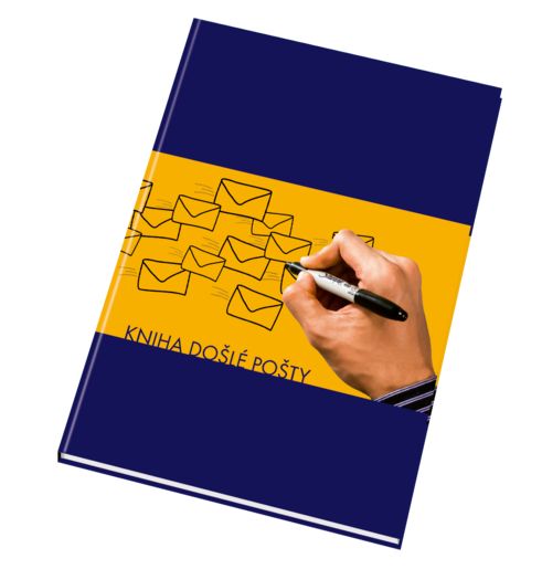Papírny Brno Kniha došlé pošty s tuhými deskami