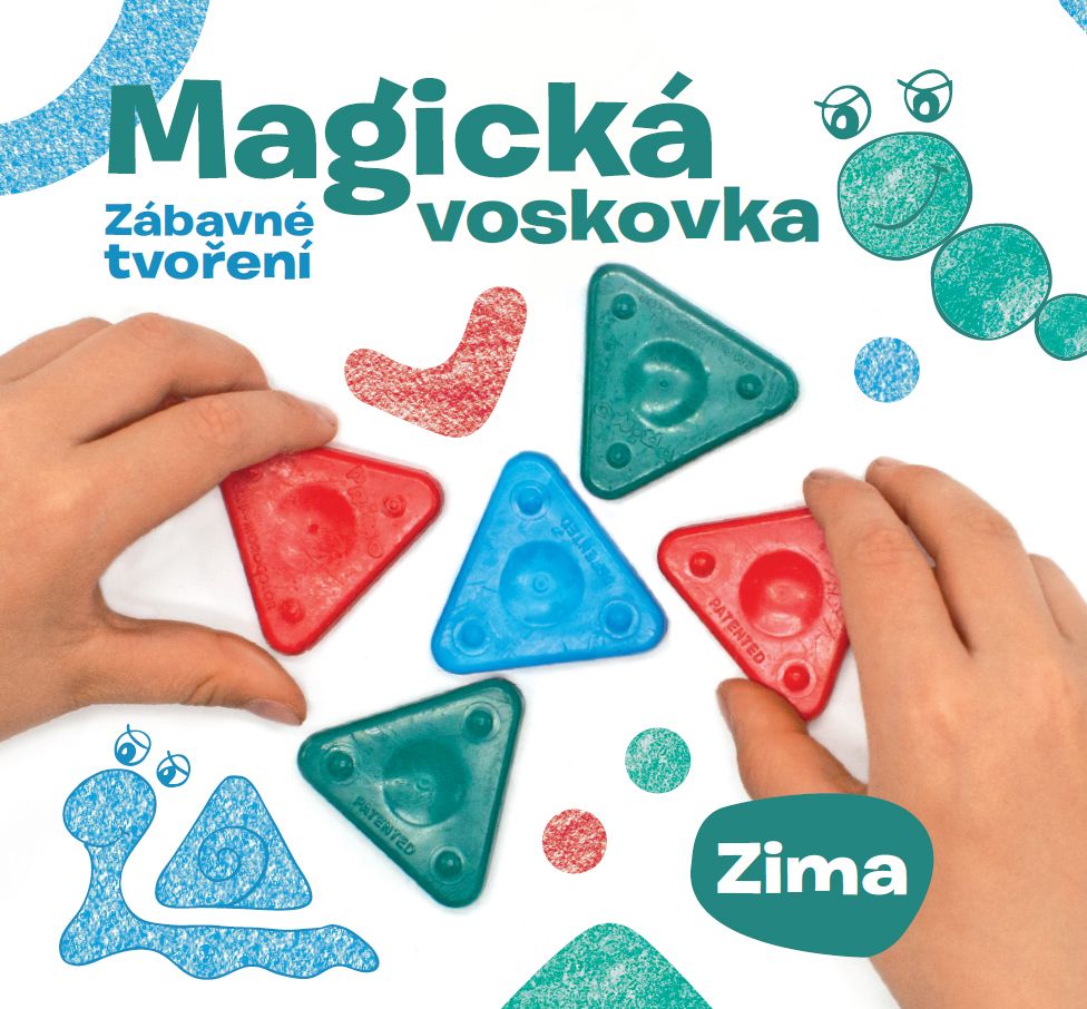 Kniha "MAGICKÁ VOSKOVKA", díl 4 "ZIMA" (inspirace+voskovky+výseky)