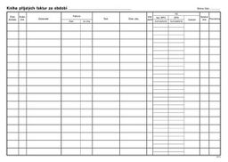 Obrázek produktu: Kniha přijatých faktur (závazků)