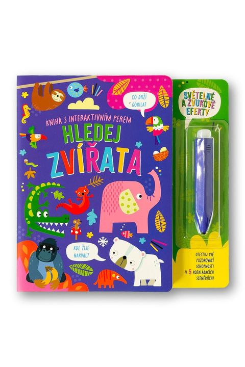 Obrázek produktu: Kniha s interaktivním perem Hledej zvířata