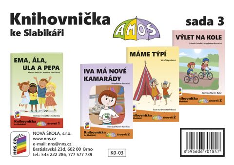 Obrázek produktu: Knihovnička ke Slabikáři AMOS - sada 3