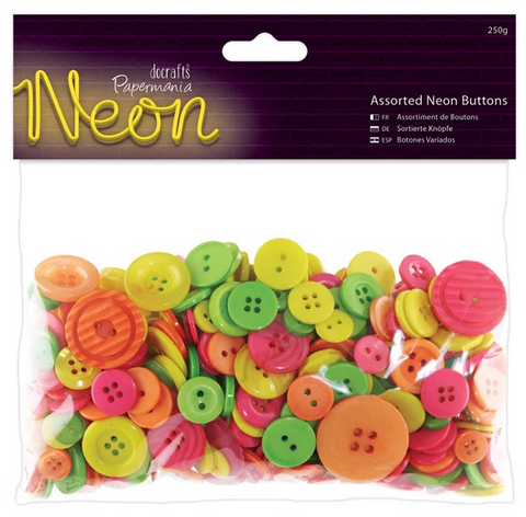 Obrázek produktu: Knoflíky mix, Neonové (250g)