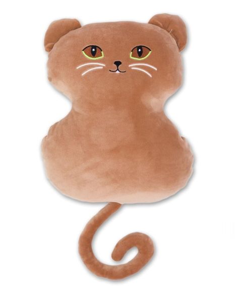 Obrázek produktu: Kočka plyšová velké oči hnědá 35 cm