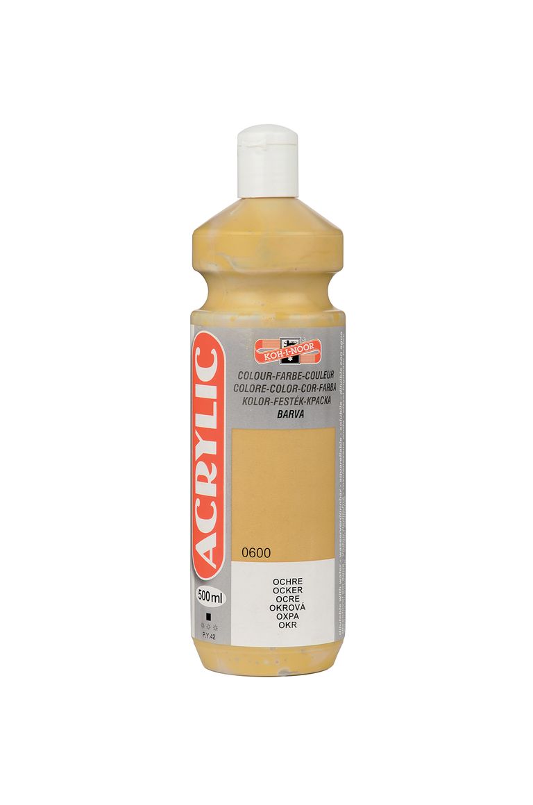 Levně Koh-i-noor akrylová barva Acrylic - 500 ml - okr