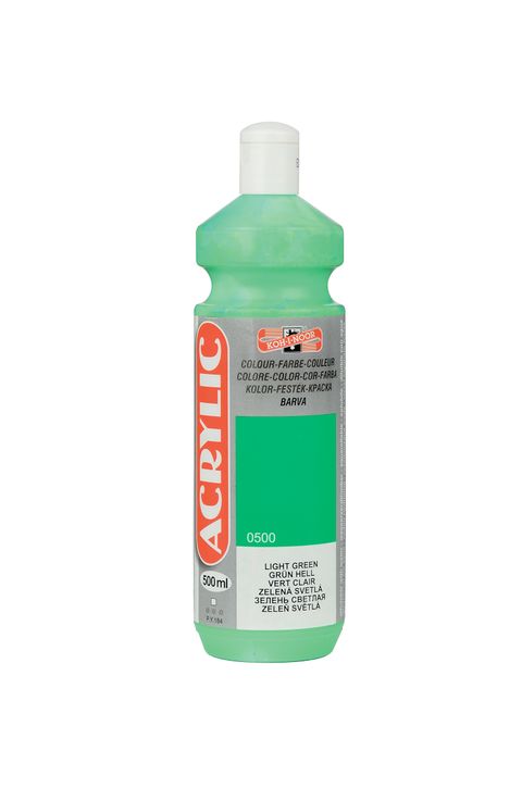 Obrázek produktu: Koh-i-noor akrylová barva Acrylic - 500 ml - zelená světlá
