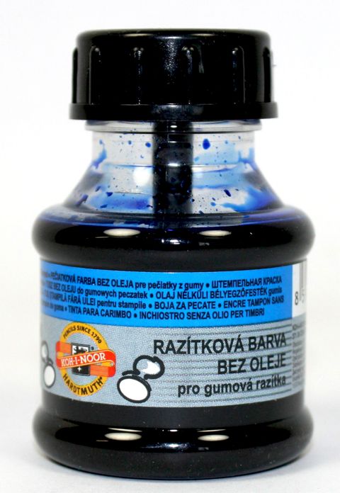 Obrázek produktu: Koh-i-noor Barva razítková 50 g - modrá