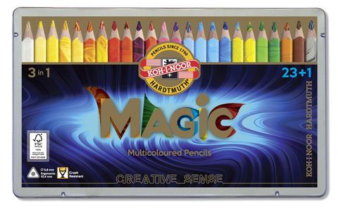 Obrázek produktu: Koh-i-noor dárková sada pastelek Magic 3408 JUMBO - 24 ks