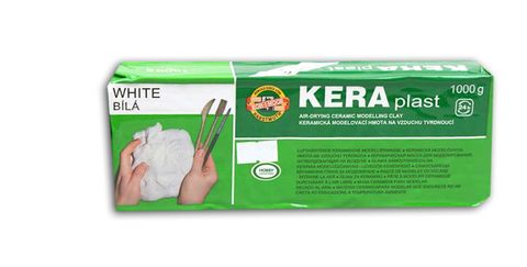 Obrázek produktu: Koh-i-noor Keraplast Modelovací hmota vytvrditelná 1000 g - bílá
