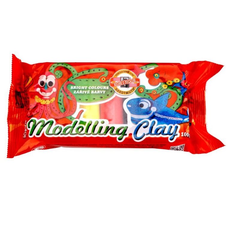 Levně Koh-i-noor Modelína 100 g v celofánu - 5 barev