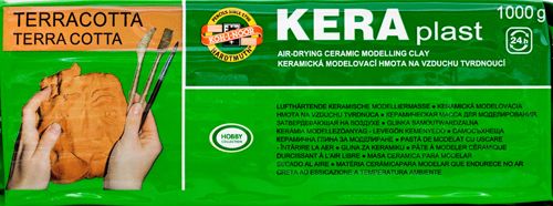 Koh-i-noor  Modelovací hmota Keraplast vytvrditelná 1000 g - terra