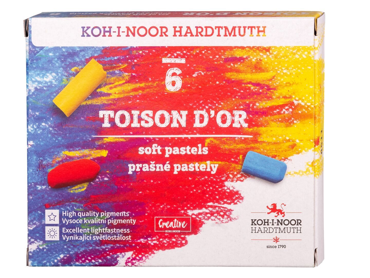Koh-i-noor olejové křídy - GIOCONDA 8111 - 6 barev