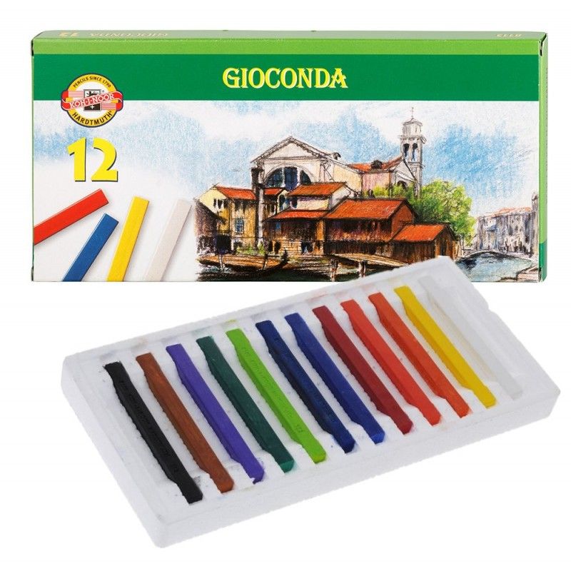 Koh-i-noor olejové křídy - GIOCONDA 8112 - 12 barev