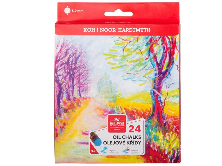 Koh-i-noor olejové pastely - 24 barev
