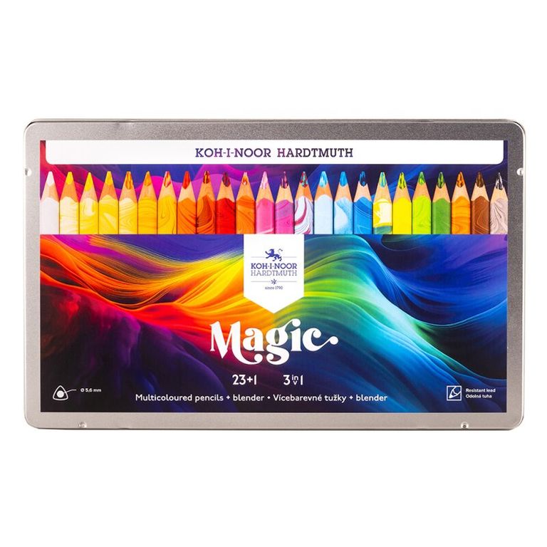 Koh-i-noor pastelky trojhranné Magic 3408 JUMBO - 24 ks