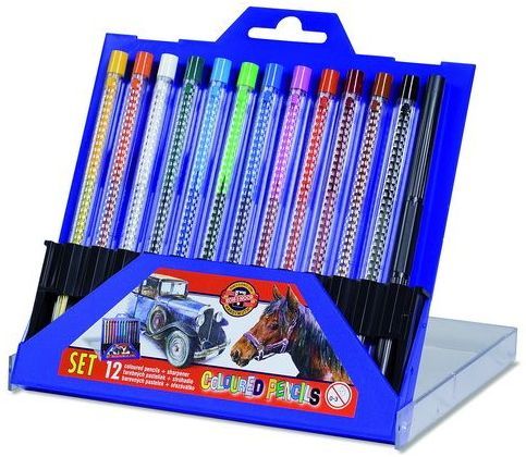 Koh-i-noor Scala Souprava mechanických pastelek 12 barev