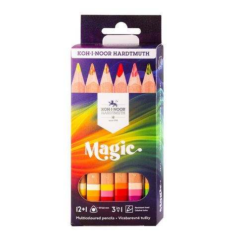 Obrázek produktu: Koh-i-noor souprava pastelek Magic 3404 JUMBO, přírodní - 12+1