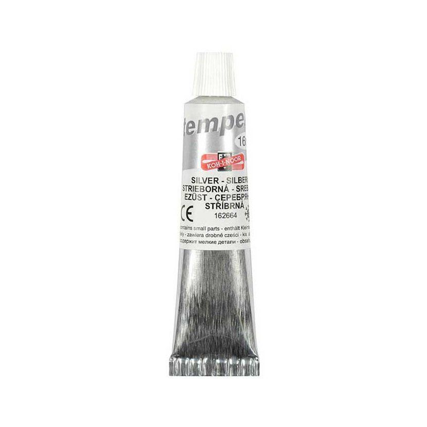 Koh-i-noor temperová barva - stříbrná 16 ml