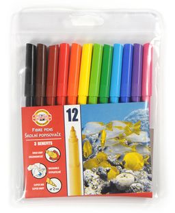 Obrázek produktu: Koh-i-noor trojhranné fixy - 12 barev