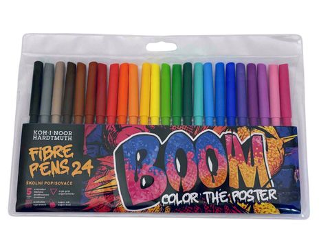 Obrázek produktu: Koh-i-noor trojhranné fixy - 24 barev