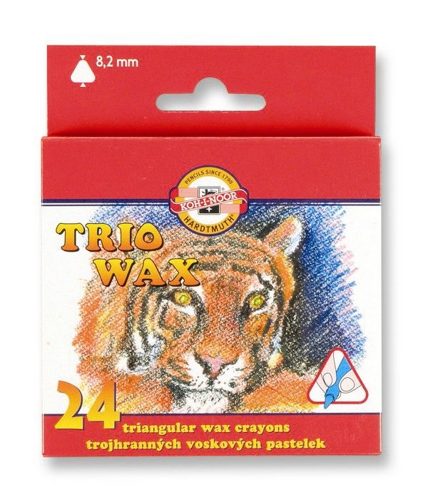 Koh-i-noor sada voskovek Trio Wax 24 ks 8,2 mm