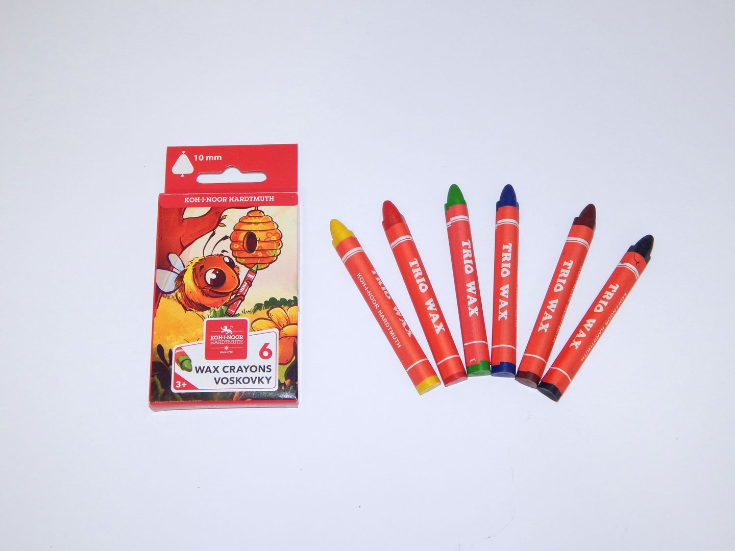 Koh-i-noor trojhranné voskovky MAXI 8271 - 6 barev