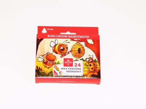 Obrázek produktu: Koh-i-noor trojhranné voskovky MAXI 8274 - 24 barev