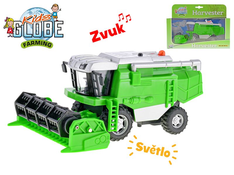 Kombajn kov 20 cm na setrvačník, baterie se světlem a zvukem