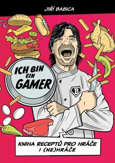 Obrázek produktu: Komiksová kuchařka Ich bin ein Gamer - Kniha receptů pro hráče i (ne)hráče