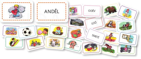 Komplet III Obrázky a slova pro nácvik čtení - genetická metoda