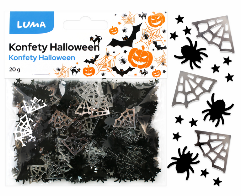 Konfety HALLOWEEN pavouk/pavučina 20g LUMA LUMA trading s.r.o.