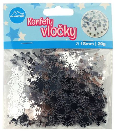Obrázek produktu: Konfety vločky 20 g