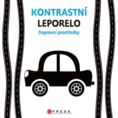 Obrázek produktu: Kontrastní leporelo: Dopravní prostředky