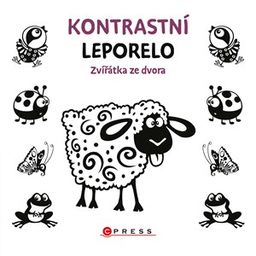 Obrázek produktu: Kontrastní leporelo: Zvířátka ze dvora
