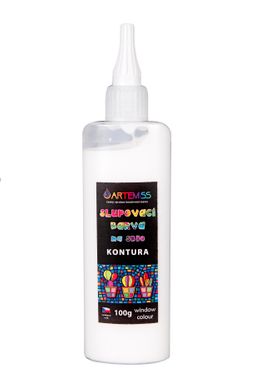 Obrázek produktu: Kontura na sklo, slupovací - bílá, 100 g