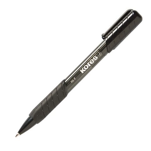 Obrázek produktu: Kores Kuličkové pero K6 Pen Soft Grip 0,7 mm mechanické - černé
