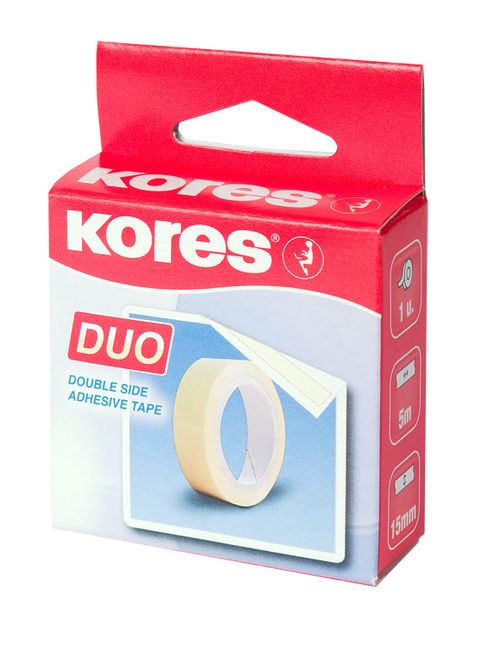 Obrázek produktu: Kores Lepicí páska oboustranná DUO 5 m × 15 mm