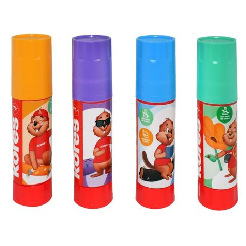 Obrázek produktu: Kores Lepicí tyčinka 15 g Bobřík - mix motivů