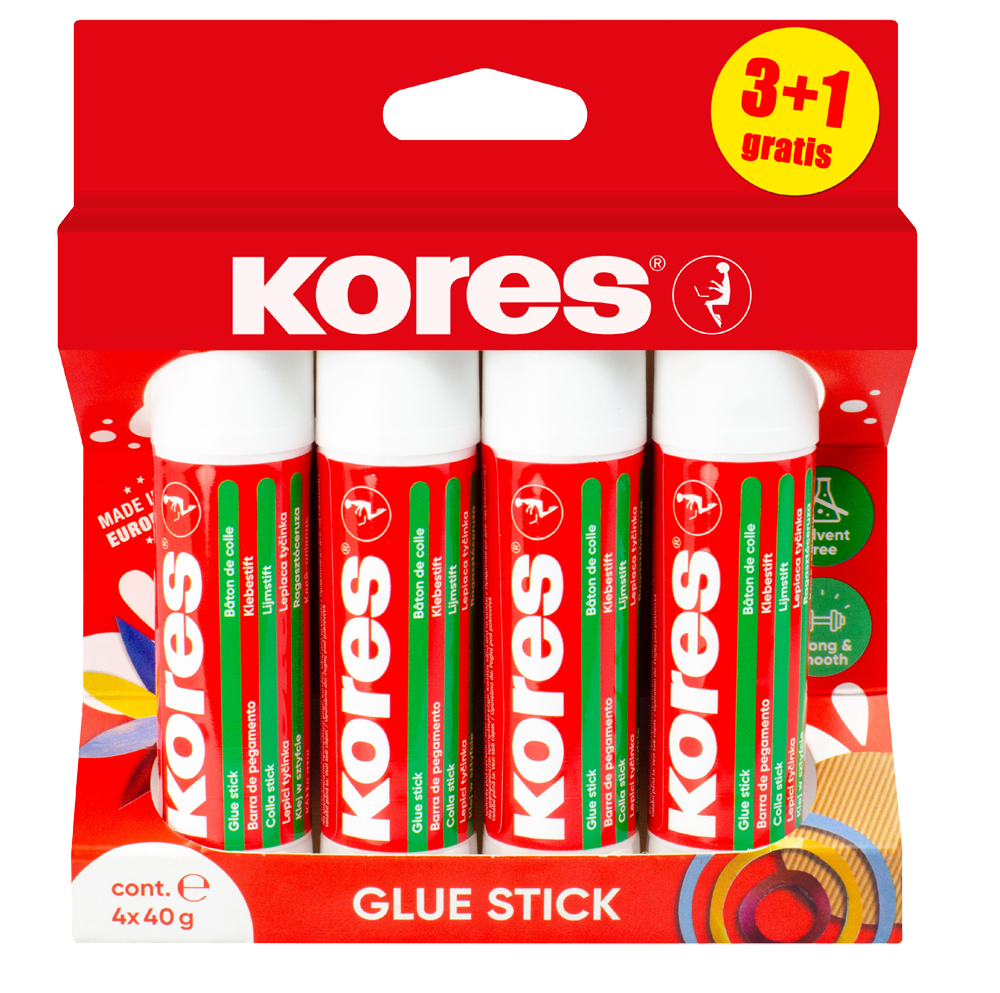Kores Lepicí tyčinka 40 g multipack 3+1 zdarma
