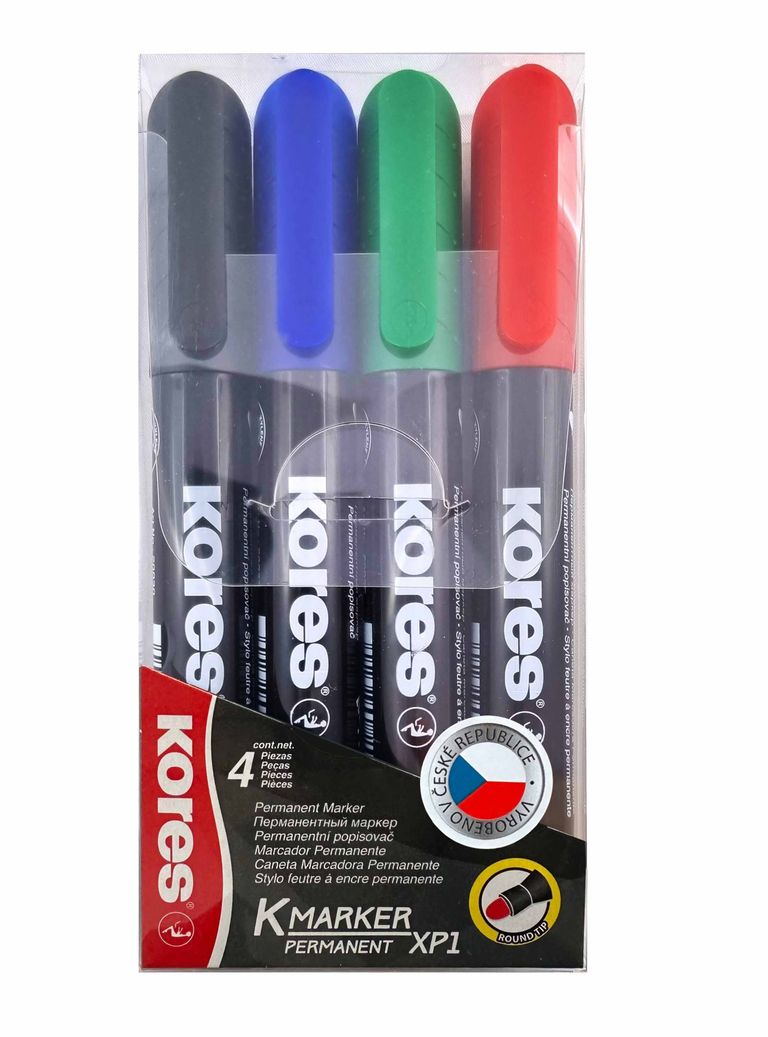 Popisovač K-Marker souprava 4 ks Kores