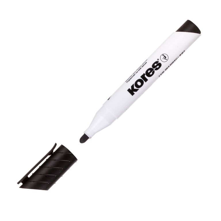 Popisovač K-Marker WB černá Kores